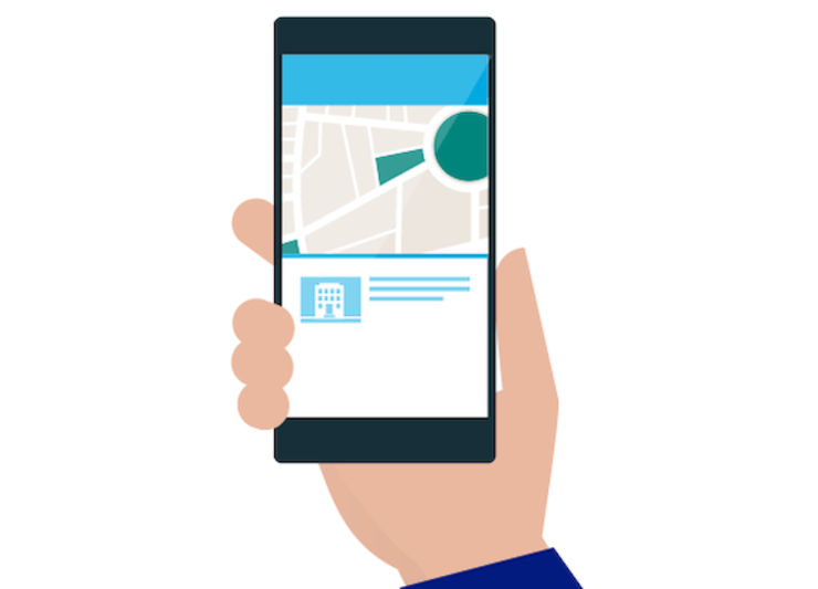 Mobile device illustration